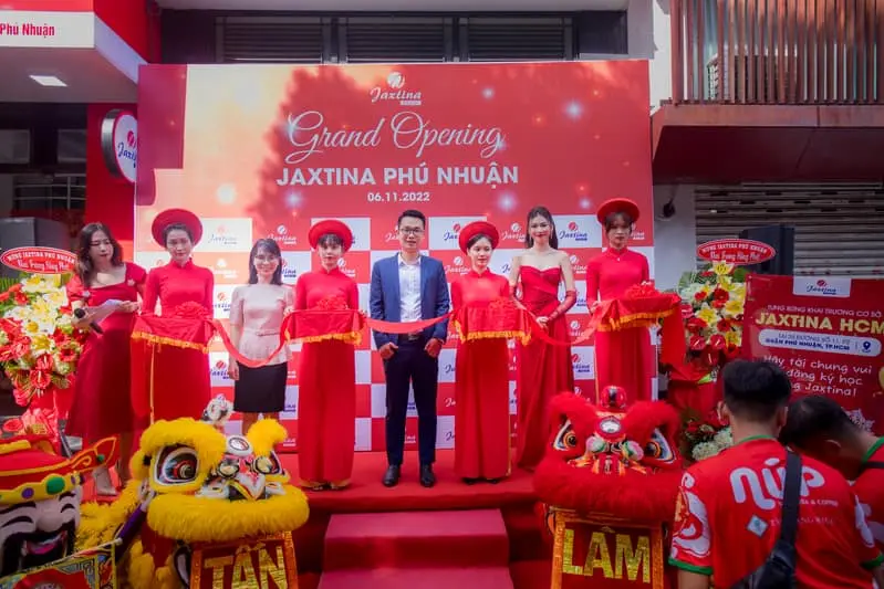 Jaxtina khai trương cơ sở Phú Nhuận, TP.HCM – Bước chuyển mình mạnh mẽ