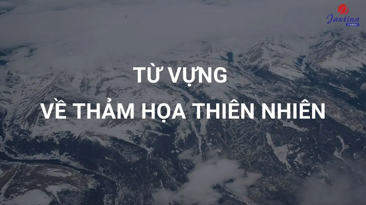 Tổng hợp từ vựng về thảm hoạ thiên nhiên bằng tiếng Anh