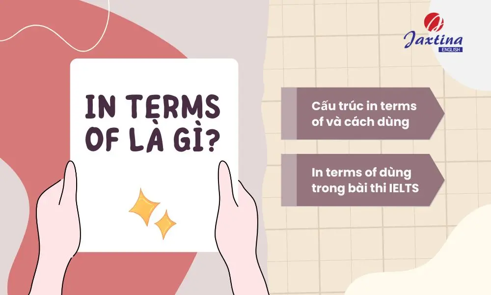 In terms of là gì? Cấu trúc và cách dùng trong câu