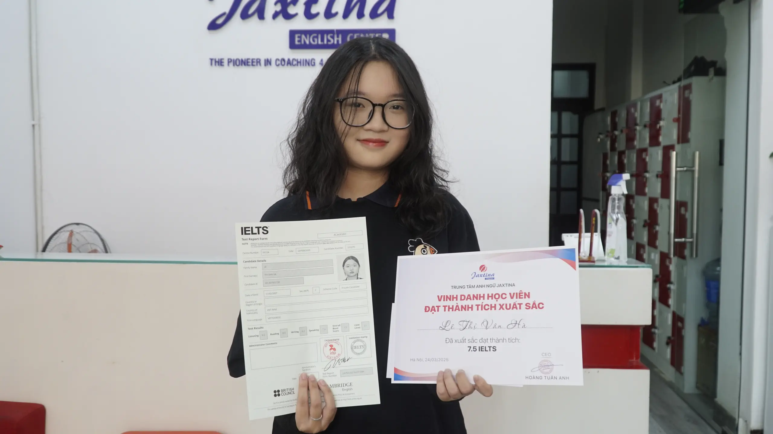 Cán Đích 7.5 IELTS – Lê Thị Vân Hà Thành Công Xét Tuyển Sớm Vào Đại Học