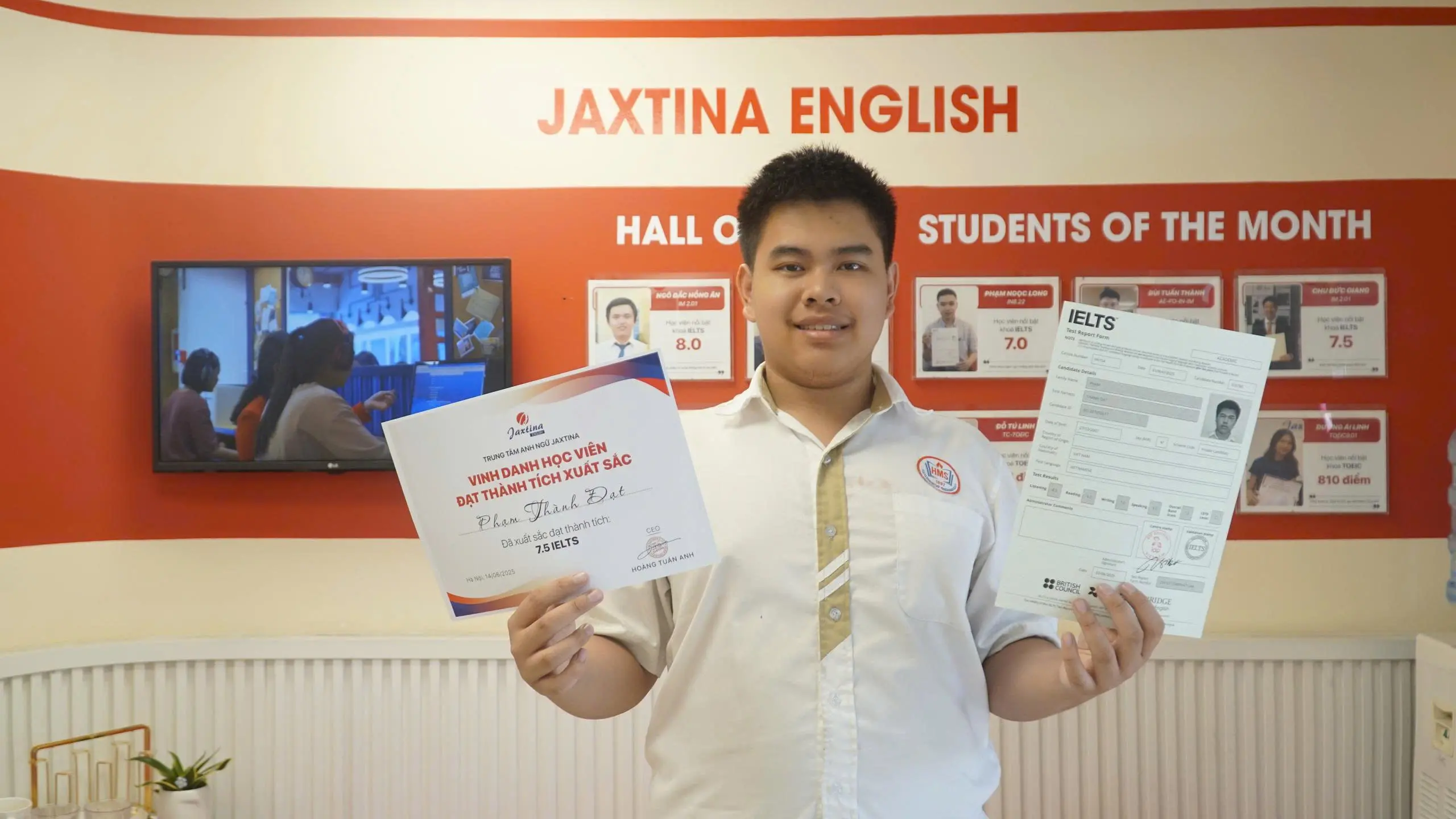 Xét tuyển đại học bằng 7.5 IELTS – Hành trình bứt phá của Phạm Thành Đạt